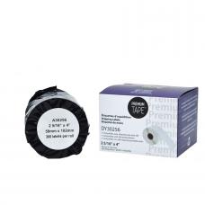 Dymo 30256 Black / White 2-5/16" x 4" (1 x 300 labels)  |  Premium Tape